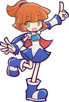 This is the Avatar Image for the Arle Nadja (Puyo Puyo, VA: Erica Mendez) AI Voice and Text to Speech Generator